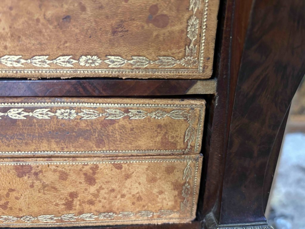 Bonheur du jour Empire Lesage avant restauration