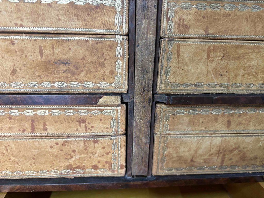 Bonheur du jour Empire Lesage avant restauration