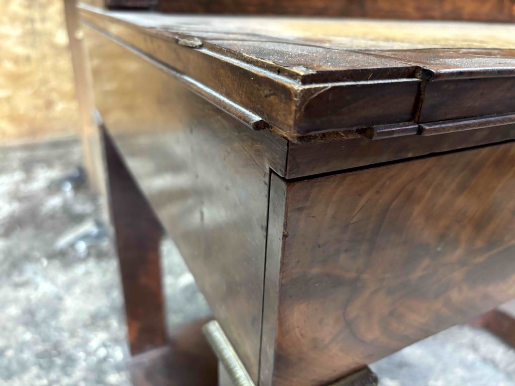 Bonheur du jour Empire Lesage avant restauration