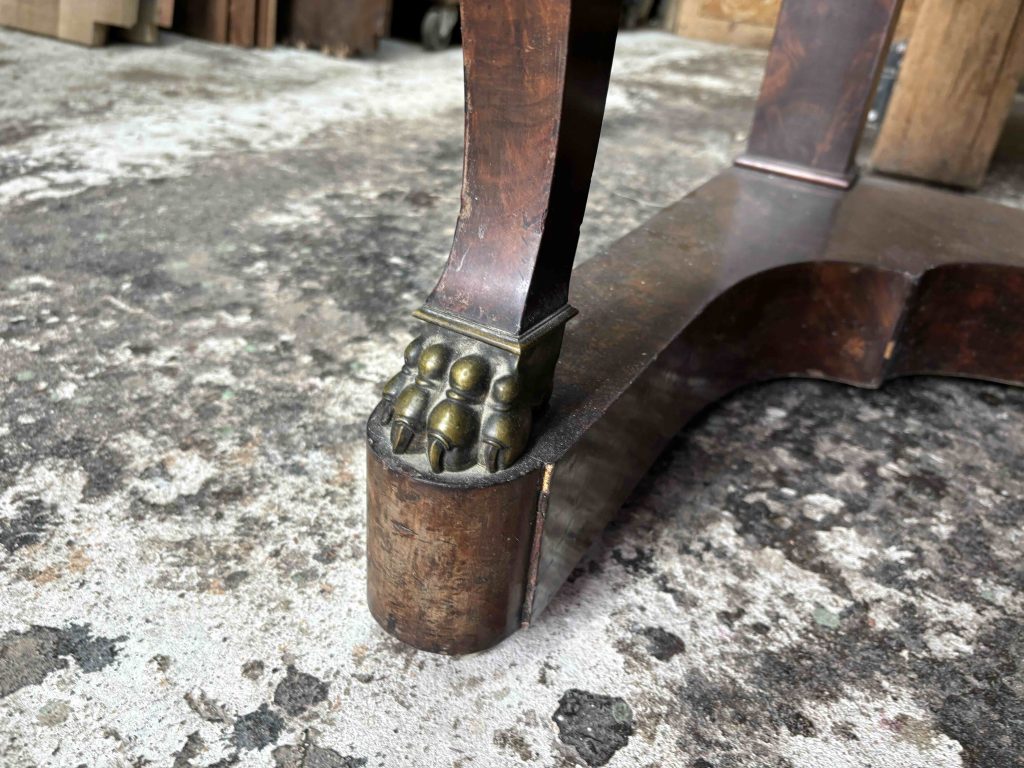 Bonheur du jour Empire Lesage avant restauration